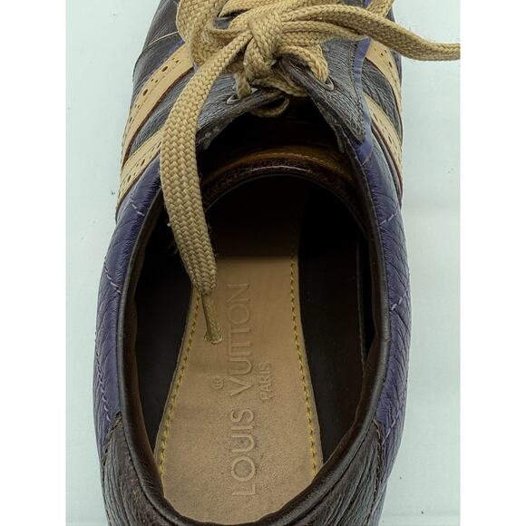 Louis Vuitton Leather Colorblock Pattern Sneakers*SIZE 5 womens - Picture 13 of 16